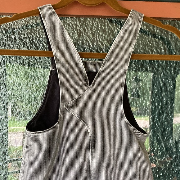 Zara Girl Pinstripe Jumper Dress - Picture 3 of 3